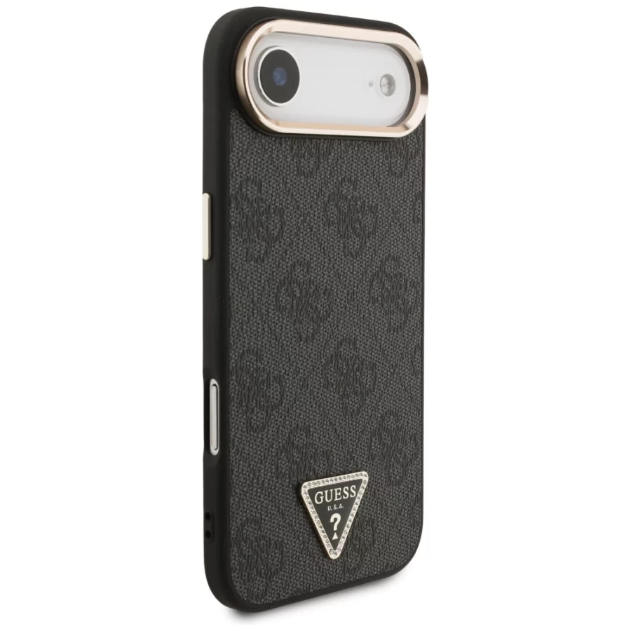 Etui Guess 4G Triangle Logo MagSafe naiPhone Air - czarno-złote