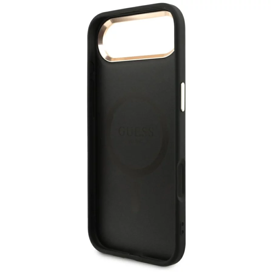 Etui Guess 4G Triangle Logo MagSafe naiPhone Air - czarno-złote