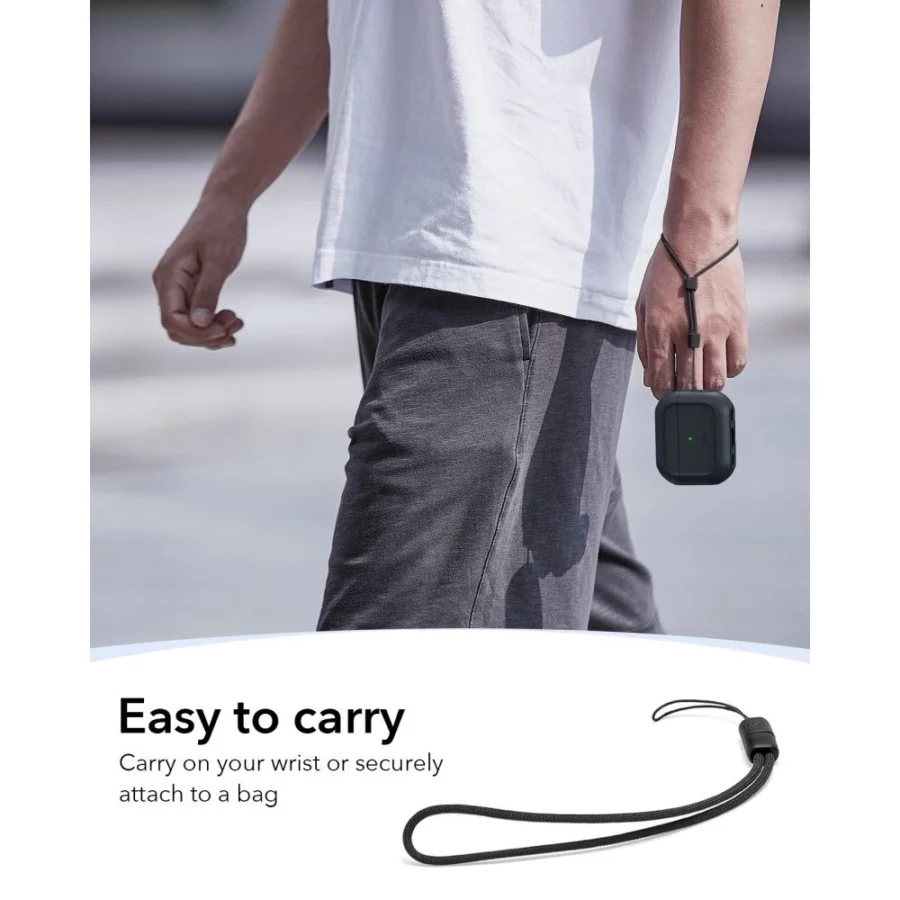 Etui ESR Orbit HaloLock MagSafe na AirPods Pro 3 - czarne
