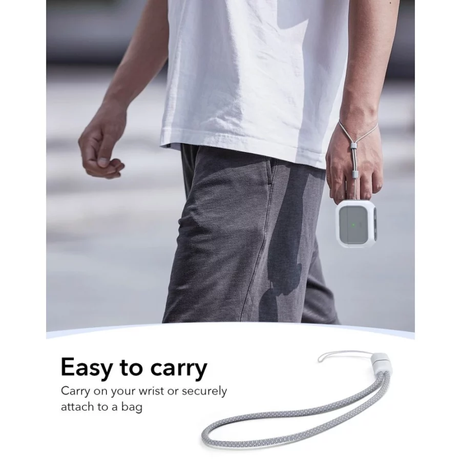 Etui ESR Orbit HaloLock MagSafe na AirPods Pro 3 - białe