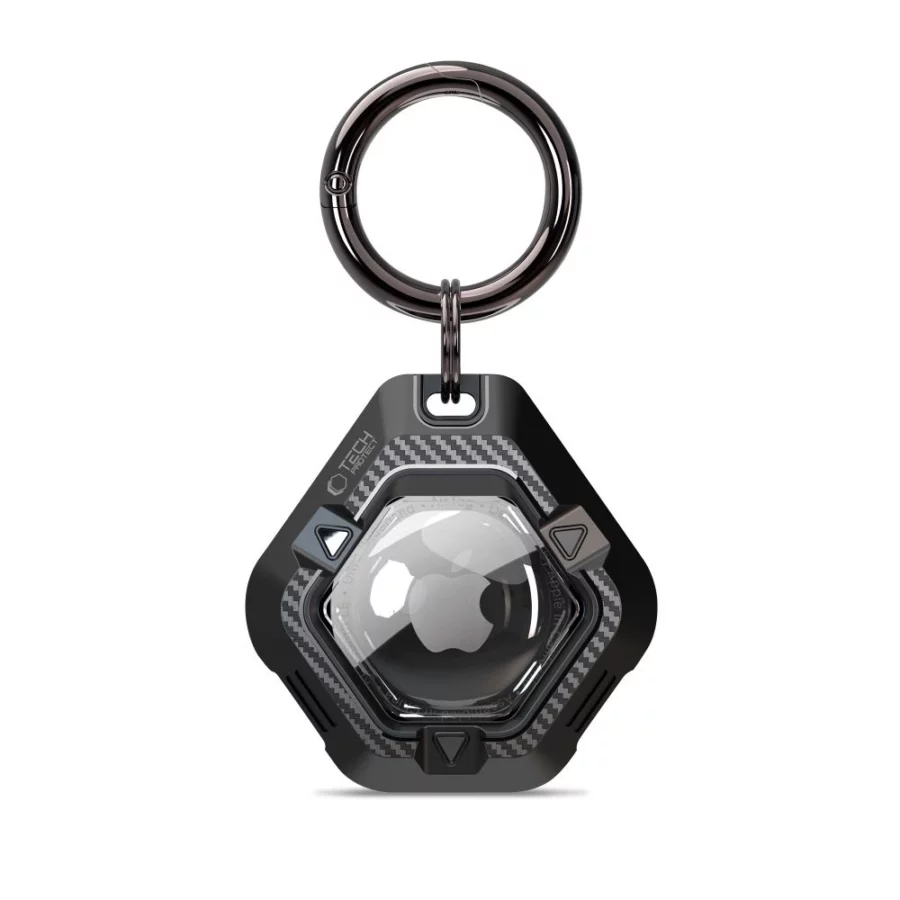 Etui Tech-Protect Defense na Apple AirTag 1 / 2 - czarne