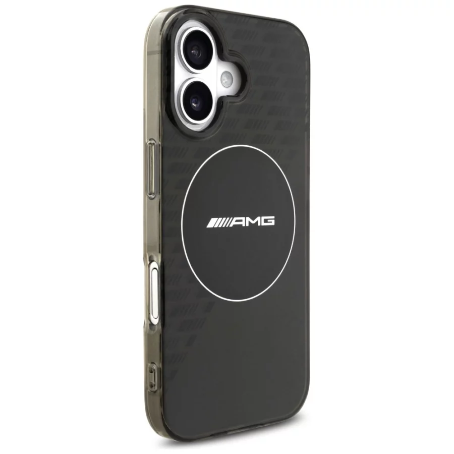 Etui AMG nauble Layer Transparent Smocked MagSafe na iPhone 17 - czarne