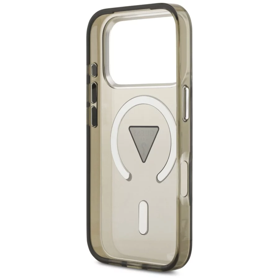 Etui Guess IML Gradient Triangle Logo MagSafe na iPhone 17 Pro - zielone