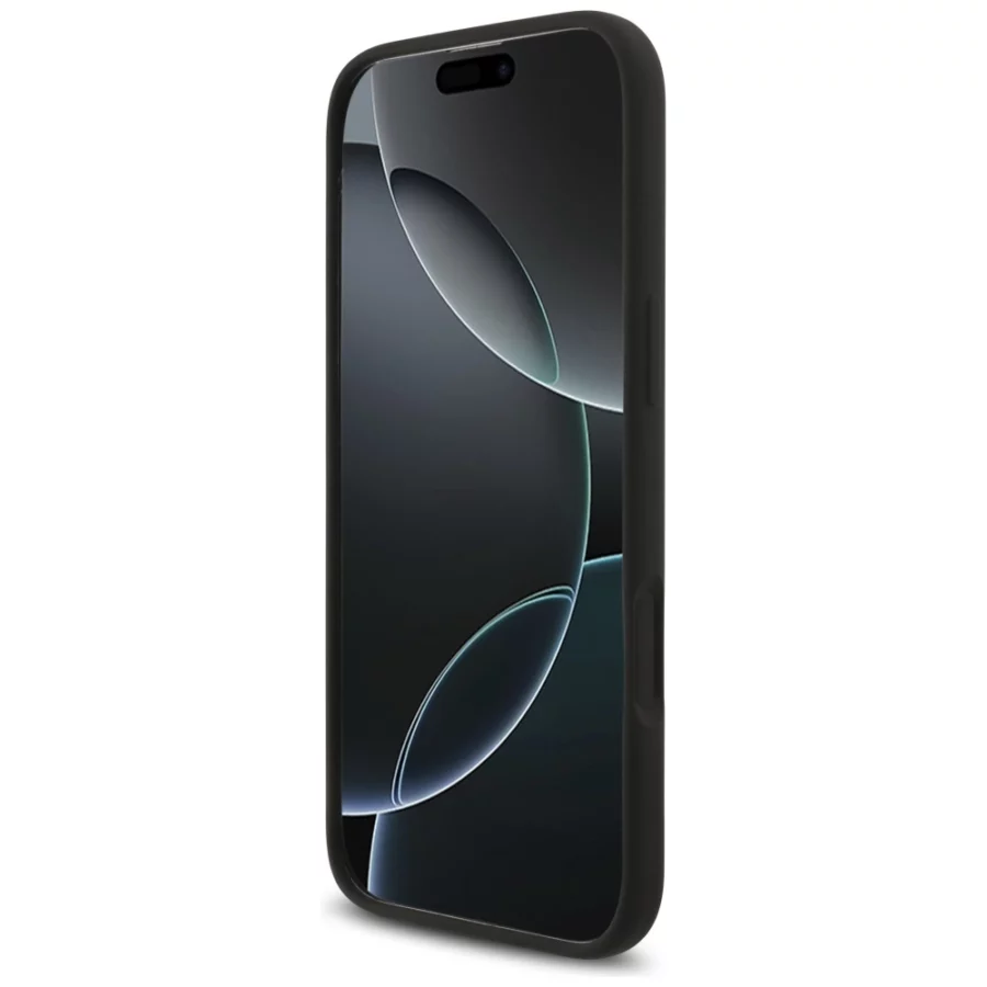 Etui Guess Silicone Big 4G Script na iPhone Air - czarne