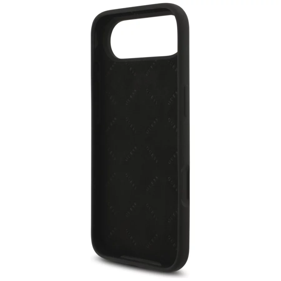 Etui Guess Silicone Big 4G Script na iPhone Air - czarne