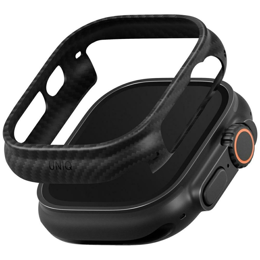 Etui UNIQ Keva Verge do Apple Watch      Ultra / Ultra 2 / Ultra 3 49mm czarny