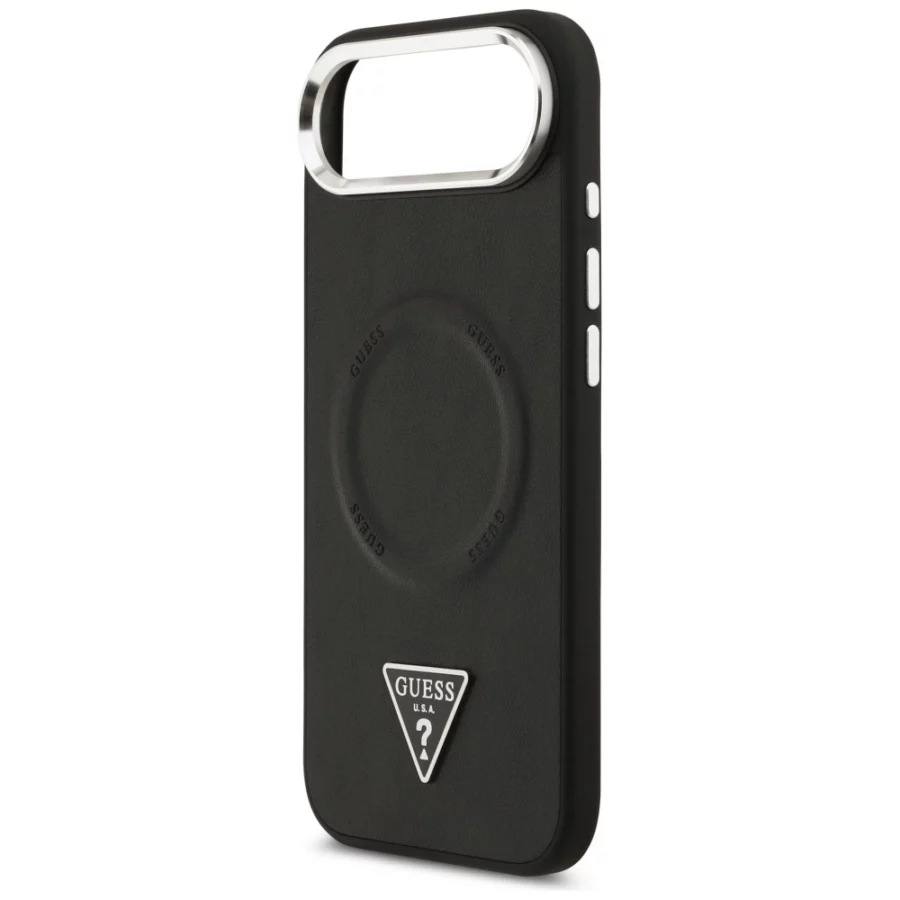 Etui Guess Triangle Logo MagSafe na iPhone Air - czarne