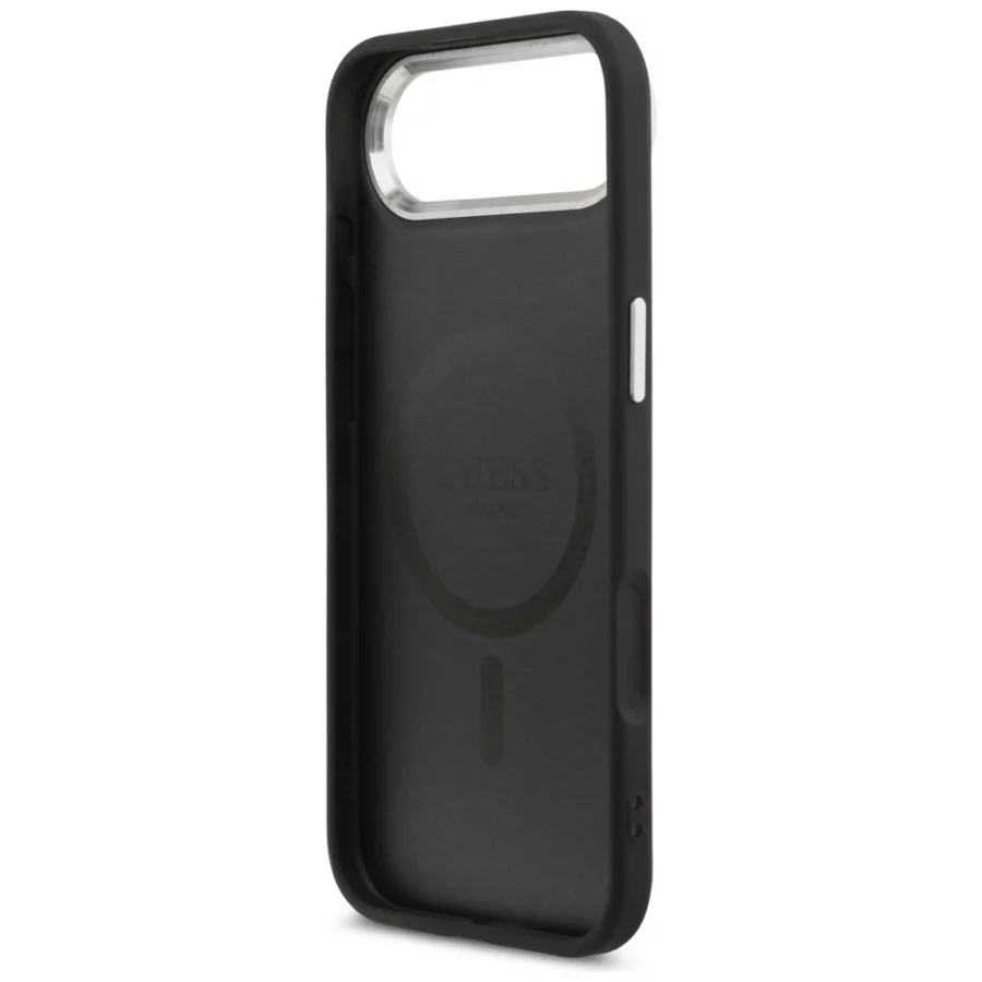 Etui Guess Triangle Logo MagSafe na iPhone Air - czarne