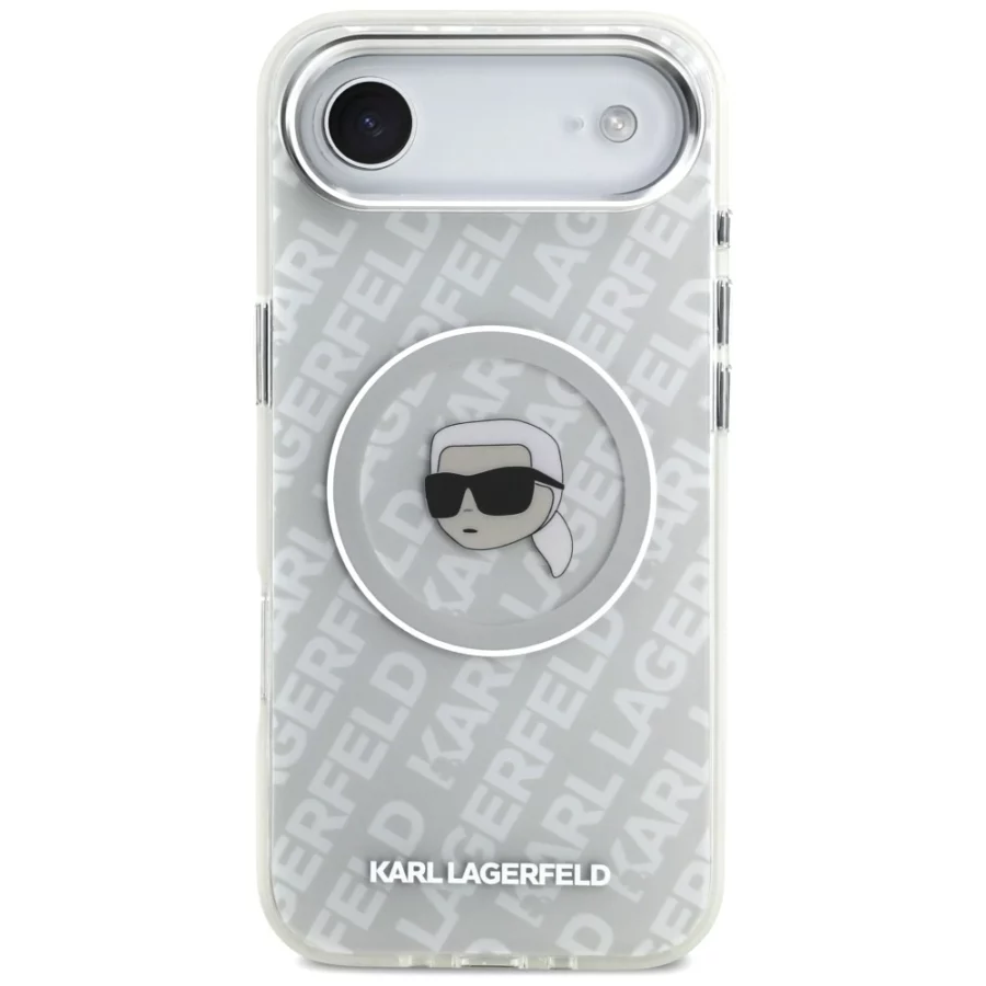 Etui Karl Lagerfeld IML Karl Head Logo MagSafe na iPhone Air -szare