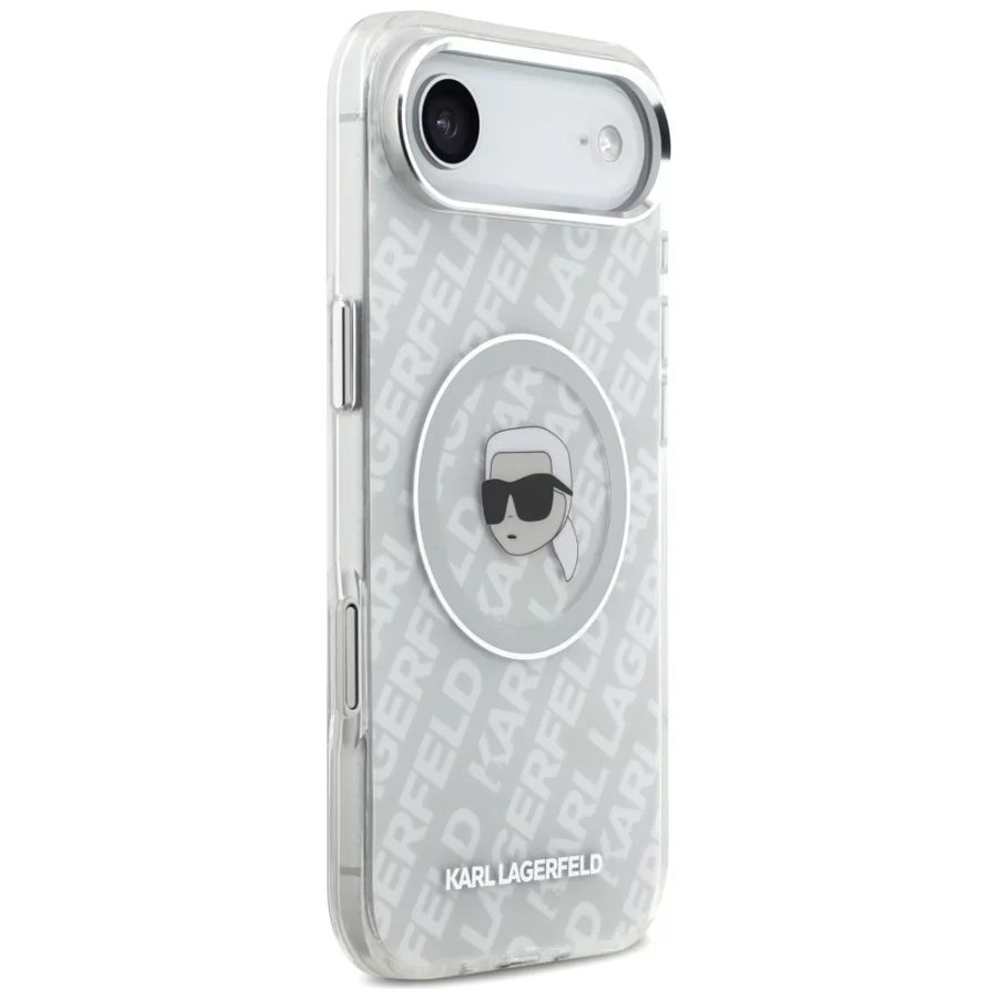 Etui Karl Lagerfeld IML Karl Head Logo MagSafe na iPhone Air -szare
