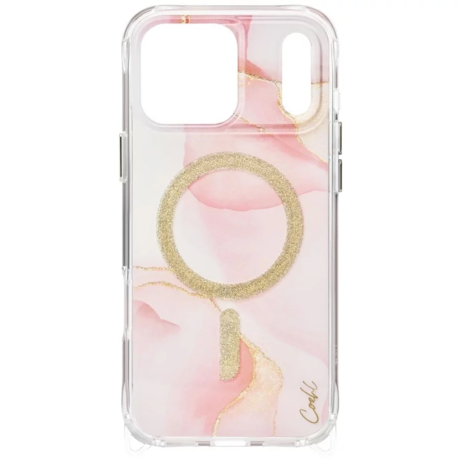 Etui UNIQ Coehl Aeris na iPhone 17 Pro Max Magnetic Charging - różowe