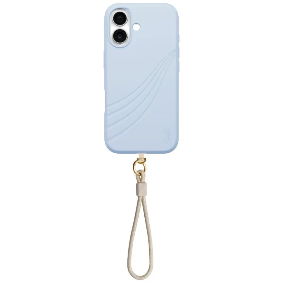 Etui UNIQ Coehl Serina na iPhone 17 Magnetic Charging -niebieskie