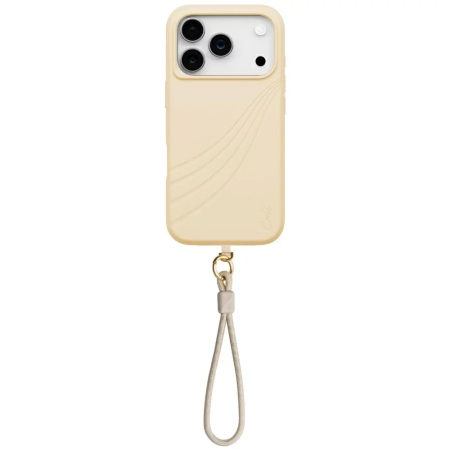 Etui UNIQ Coehl Serina na iPhone 17 Pro Magnetic Charging - beżowe