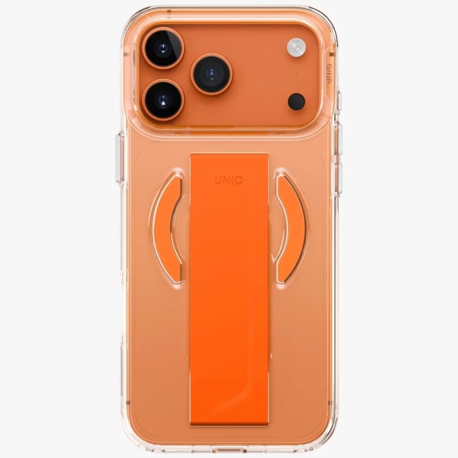 Etui UNIQ Heldro Air na iPhone 17 Pro Max Magclick Charging - pomarańczowe