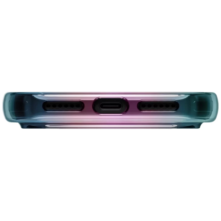 Etui UNIQ Iridescia na iPhone 17 Pro Max Magclick Charging - wielokolorowe