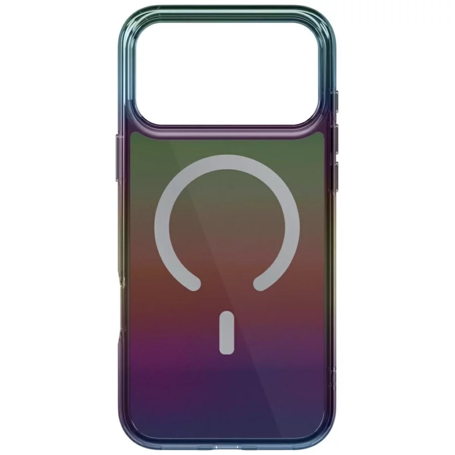 Etui UNIQ Iridescia na iPhone 17 Pro Max Magclick Charging - wielokolorowe