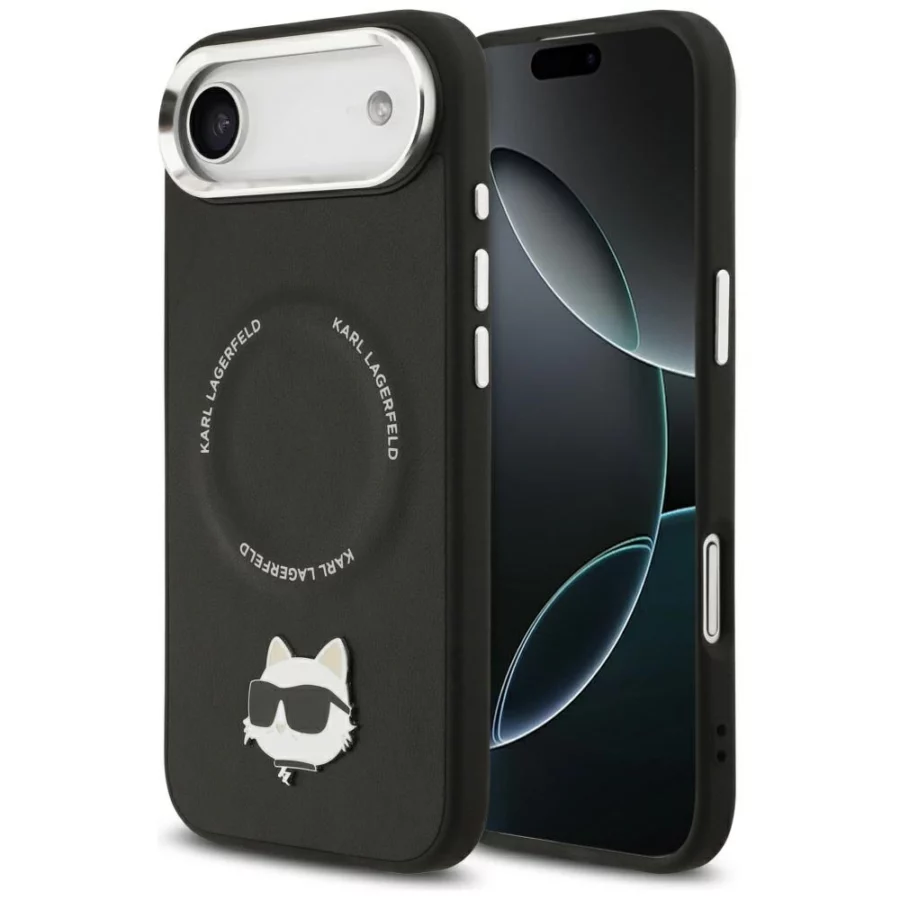 Etui Karl Lagerfeld Choupette Pin MagSafe do iPhone Air czarne
