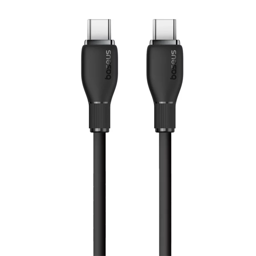 Kabel Baseus Pudding Series USB-C - USB-C 100W 1,2m - czarny