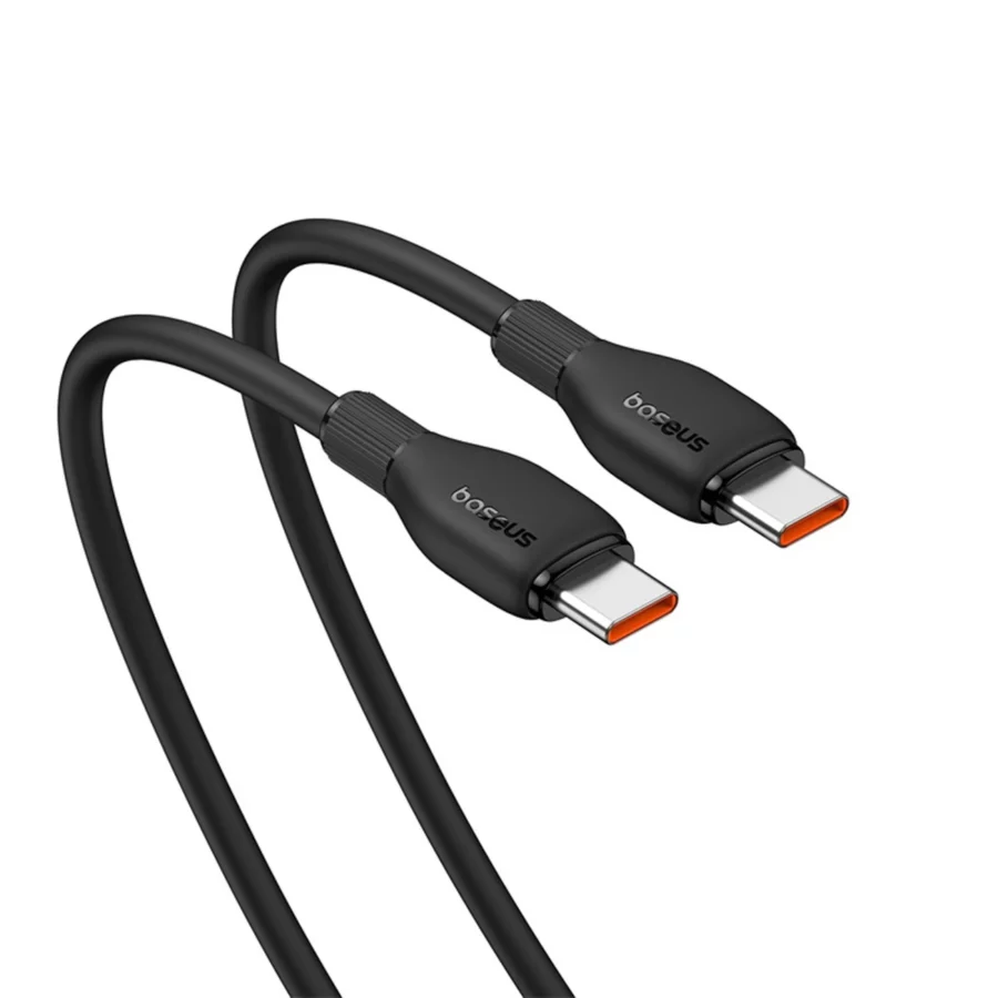 Kabel Baseus Pudding Series USB-C - USB-C 100W 1,2m - czarny