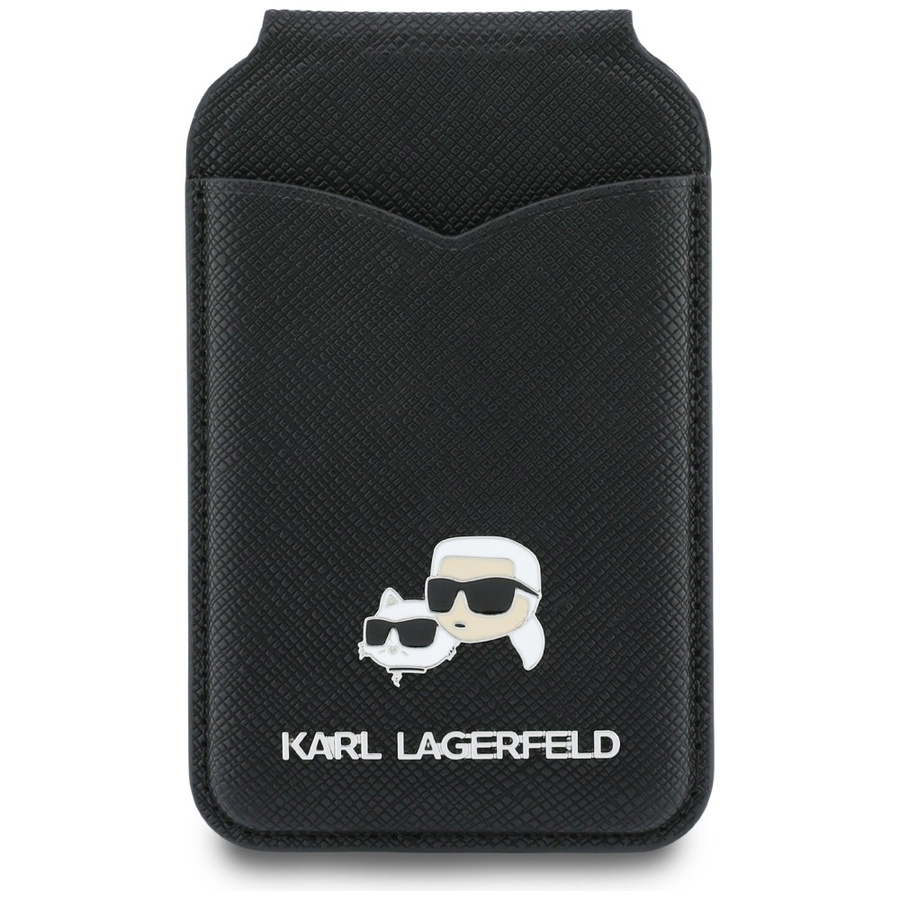 Portfel z lusterkiem Karl Lagerfeld      Stand Mirror MagSafe czarny