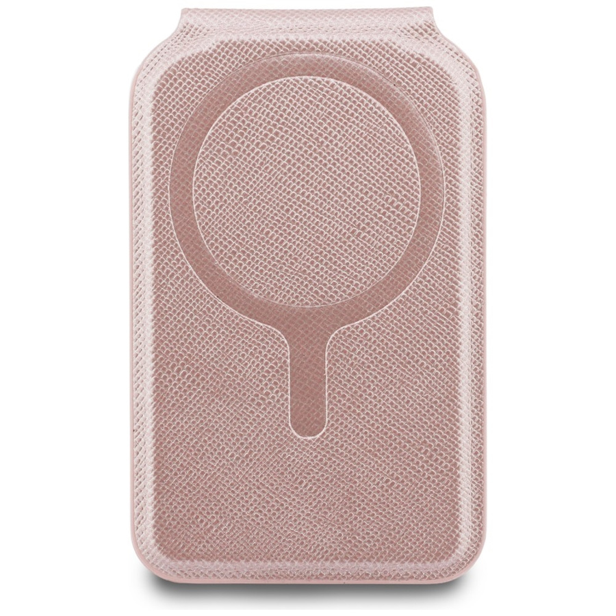 Portfel z lusterkiem Karl Lagerfeld      Stand Mirror MagSafe różowy