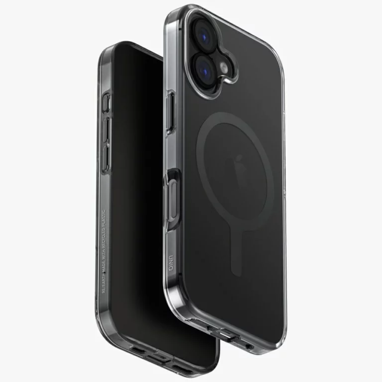 Etui UNIQ Clario Magclick Charging na iPhone 17 - czarne