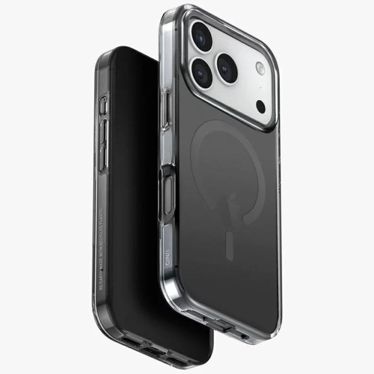 Etui UNIQ Clario Magclick Charging na iPhone 17 Pro - czarne