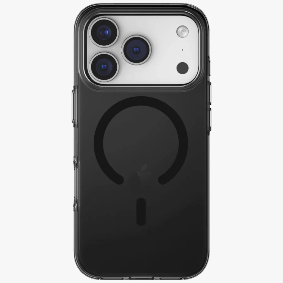 Etui UNIQ Clario Magclick Charging na iPhone 17 Pro - czarne
