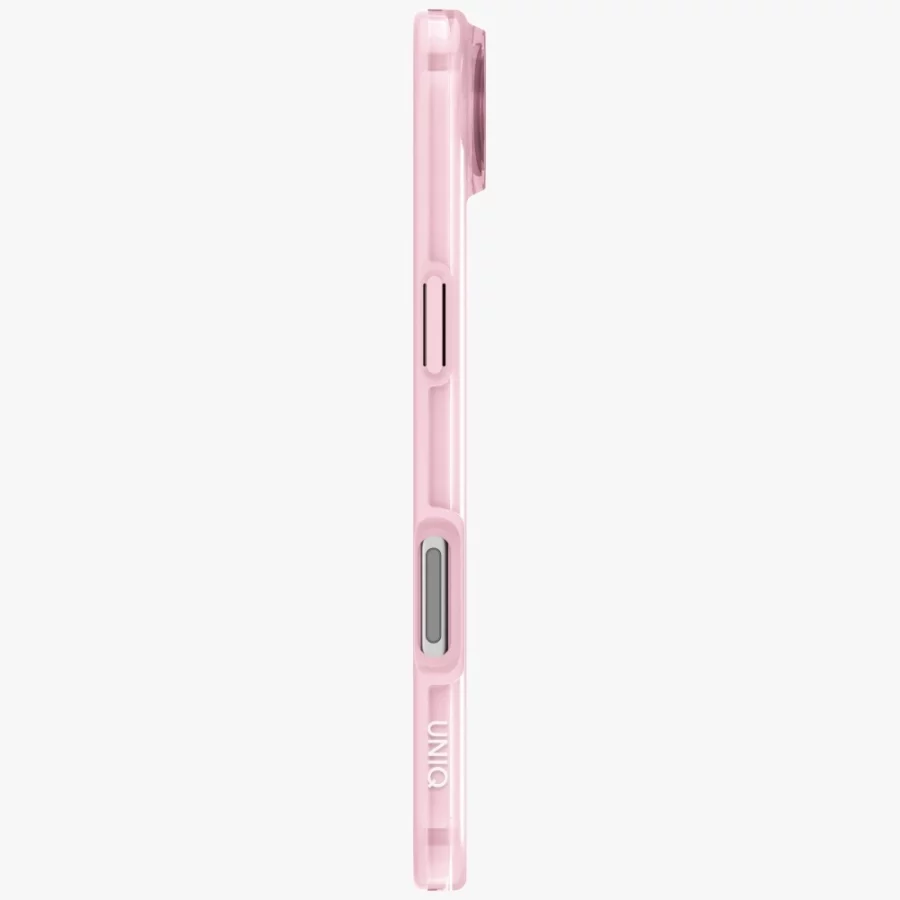 Etui UNIQ Clario Magclick Charging na iPhone Air - różowe