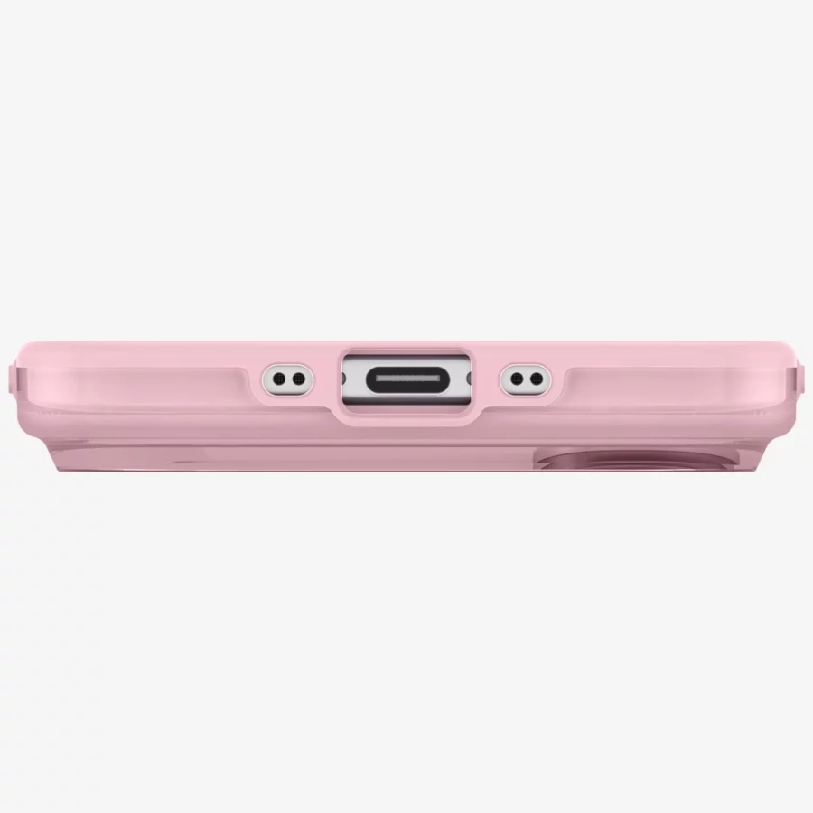 Etui UNIQ Clario Magclick Charging na iPhone Air - różowe