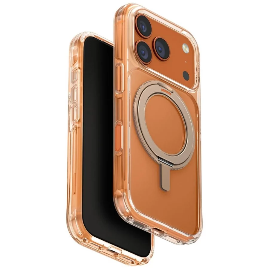 Etui UNIQ Swivix Rotating Kickstand 360 na iPhone 17 Pro - złote