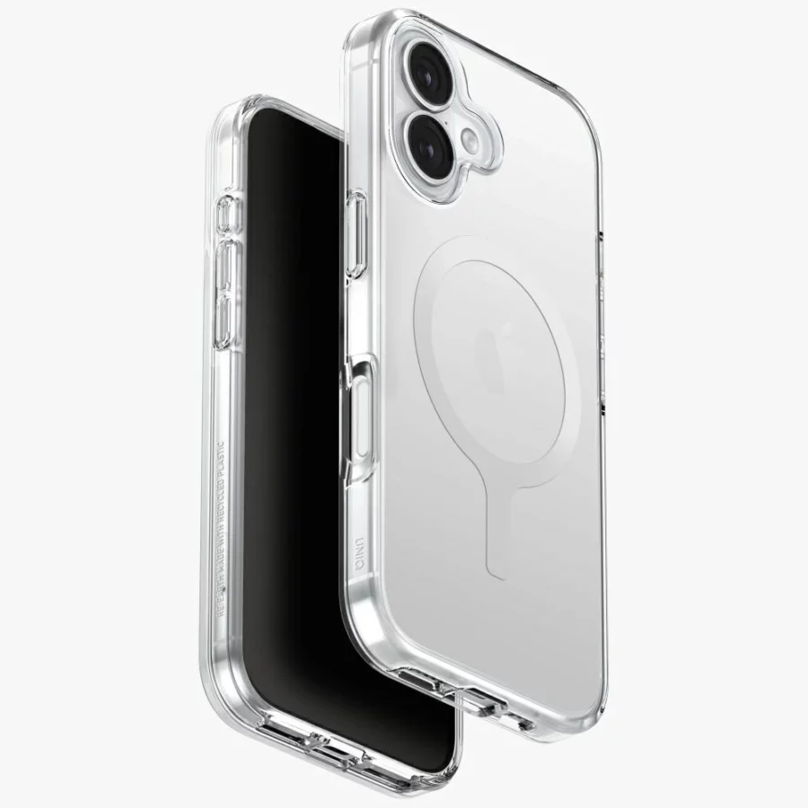 Etui UNIQ Clario Magclick Charging na iPhone 17 - przezroczyste