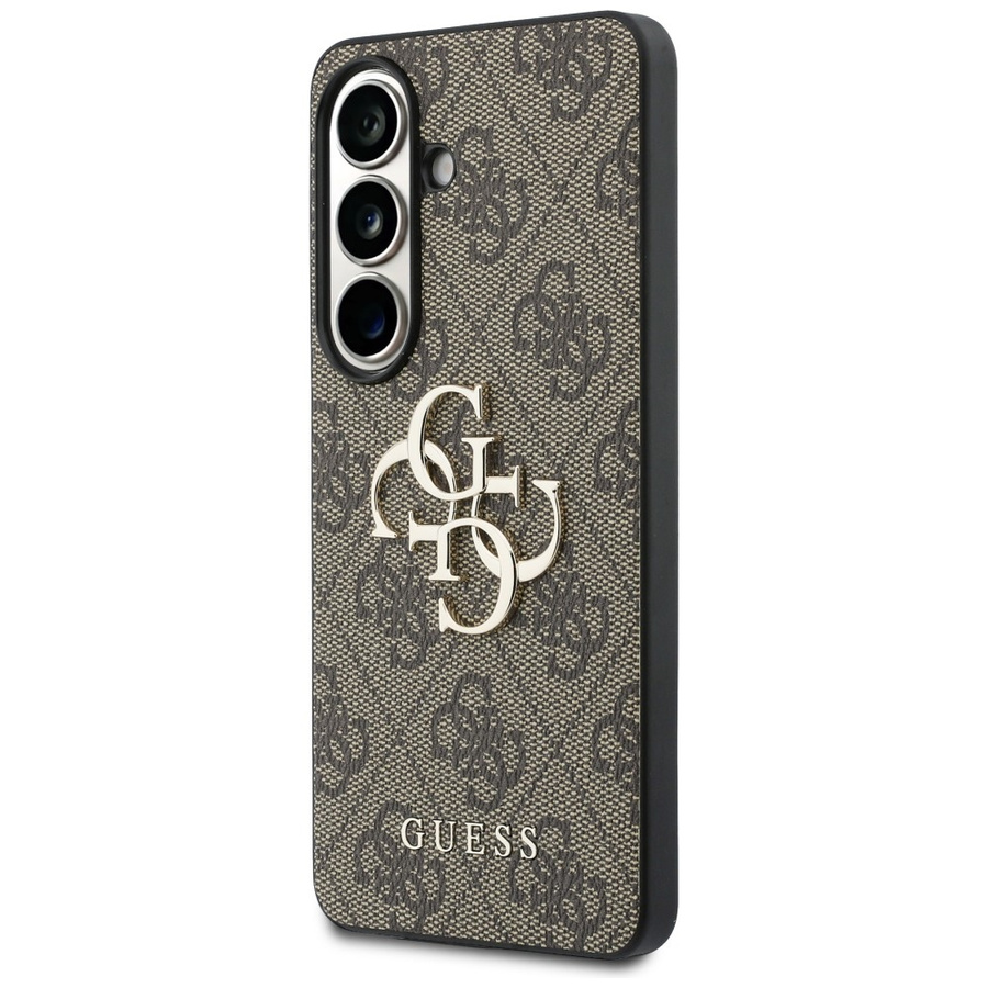Etui Guess 4G Big Metal Logo do Samsung  Galaxy S26 Plus brązowy