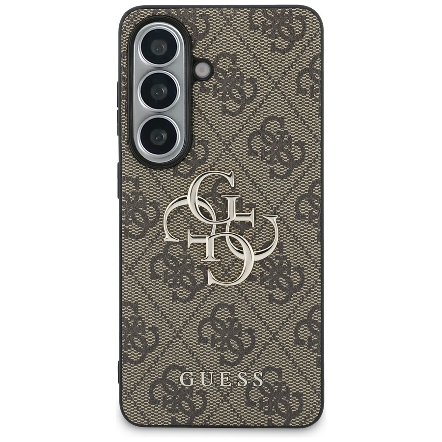 Etui Guess 4G Big Metal Logo do Samsung  Galaxy S26 Plus brązowy