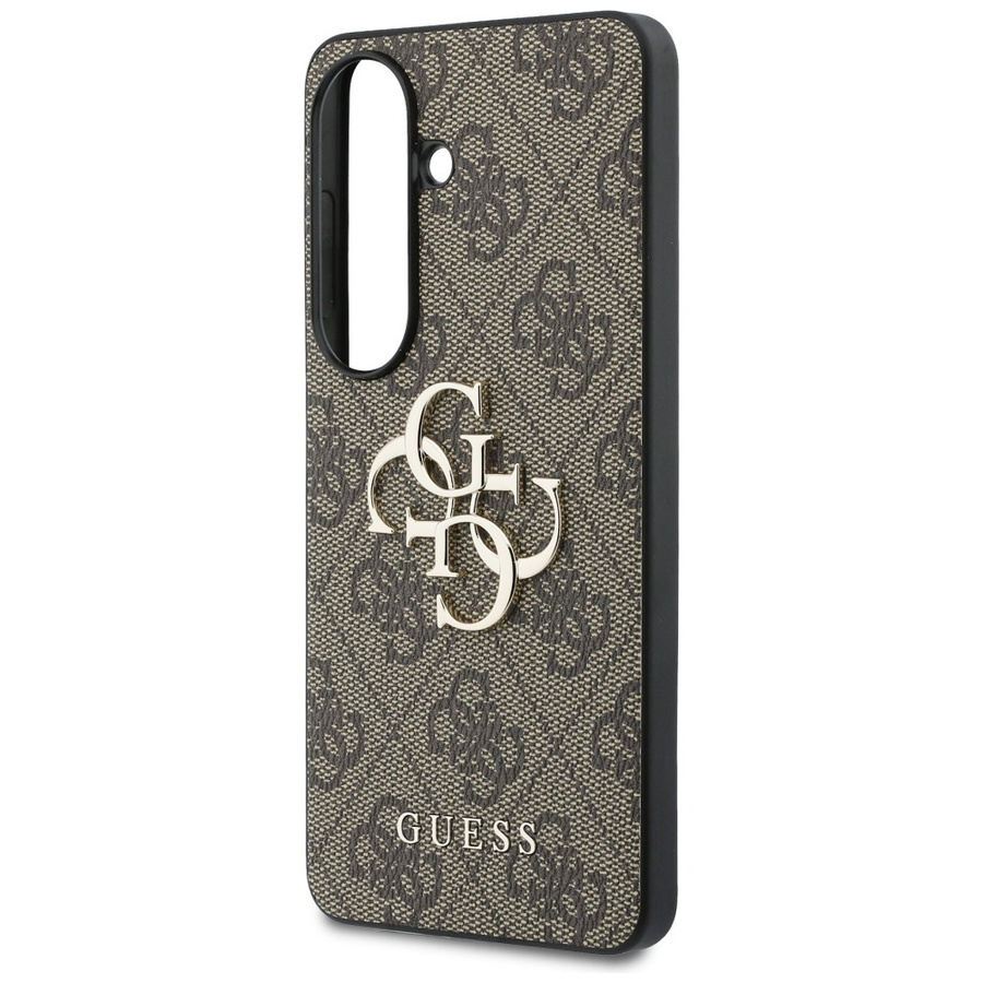 Etui Guess 4G Big Metal Logo do Samsung  Galaxy S26 Plus brązowy