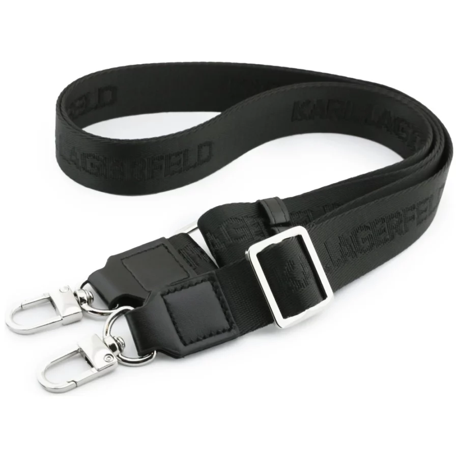 Etui Karl Lagerfeld Big Strap Karl Metal Logo MagSafe na iPhone 17 Pro - czarne