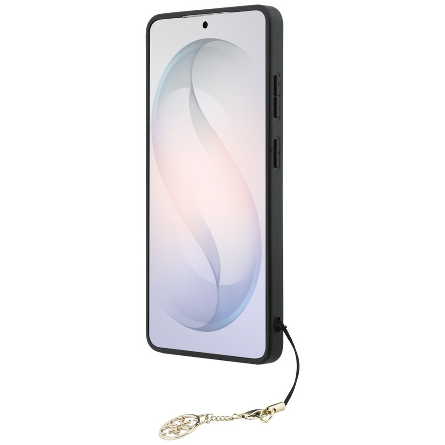 Etui Guess 4G Classic Logo Charm MagSafe do Samsung Galaxy S26 Ultra brązowy