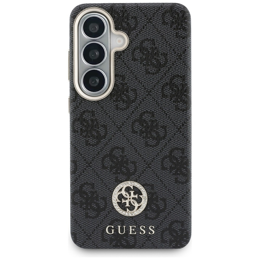 Etui Guess 4G Rhinestone Round Logo      MagSafe do Samsung Galaxy S26 czarny