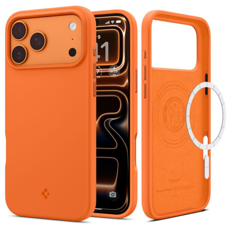 SPIGEN SILICONE FIT MAG MAGSAFE IPHONE 17 PRO COSMIC ORANGE