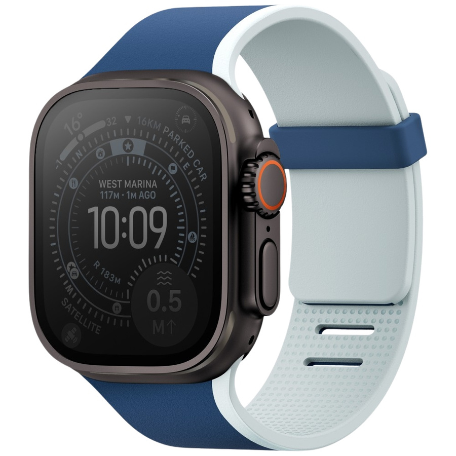 Pasek UNIQ Revix IV Premium do Apple     Watch 49/46/45/44mm Edition Reversible Magnetic granatowy-niebieski