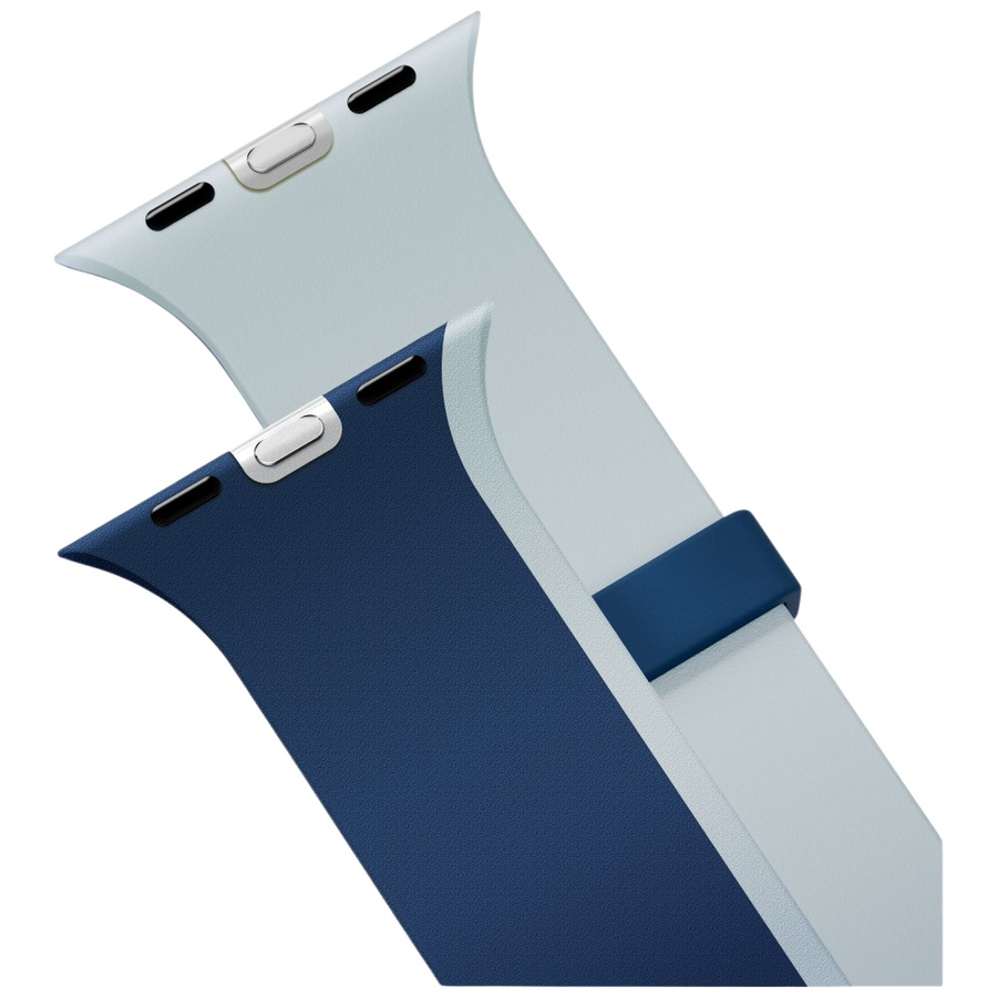 Pasek UNIQ Revix IV Premium do Apple     Watch 49/46/45/44mm Edition Reversible Magnetic granatowy-niebieski