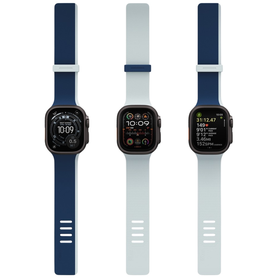 Pasek UNIQ Revix IV Premium do Apple     Watch 49/46/45/44mm Edition Reversible Magnetic granatowy-niebieski