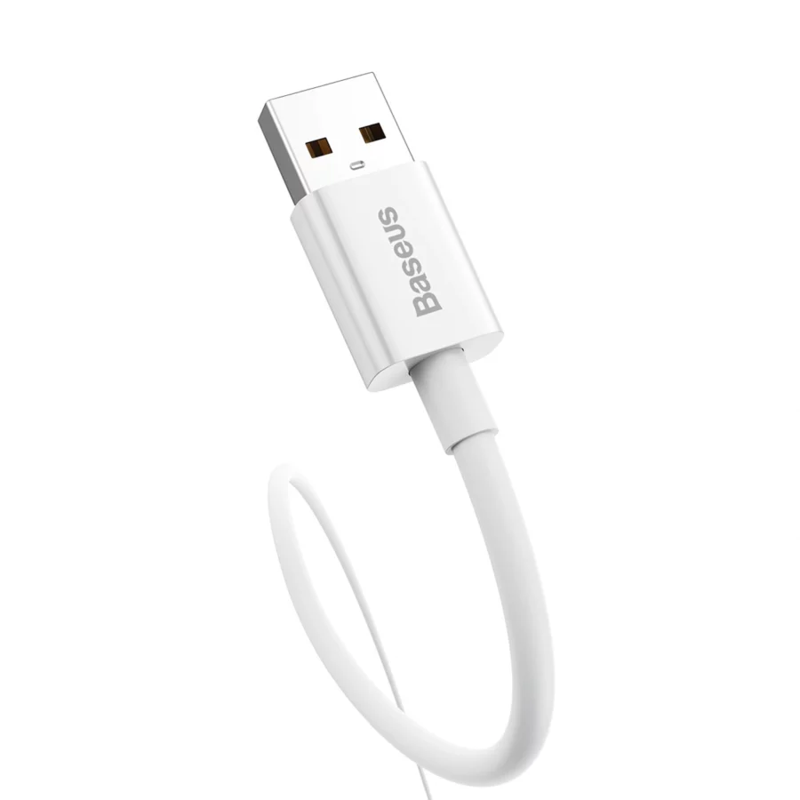 Kabel Baseus Superior Series USB-A - USB-C 100W 1m - biały