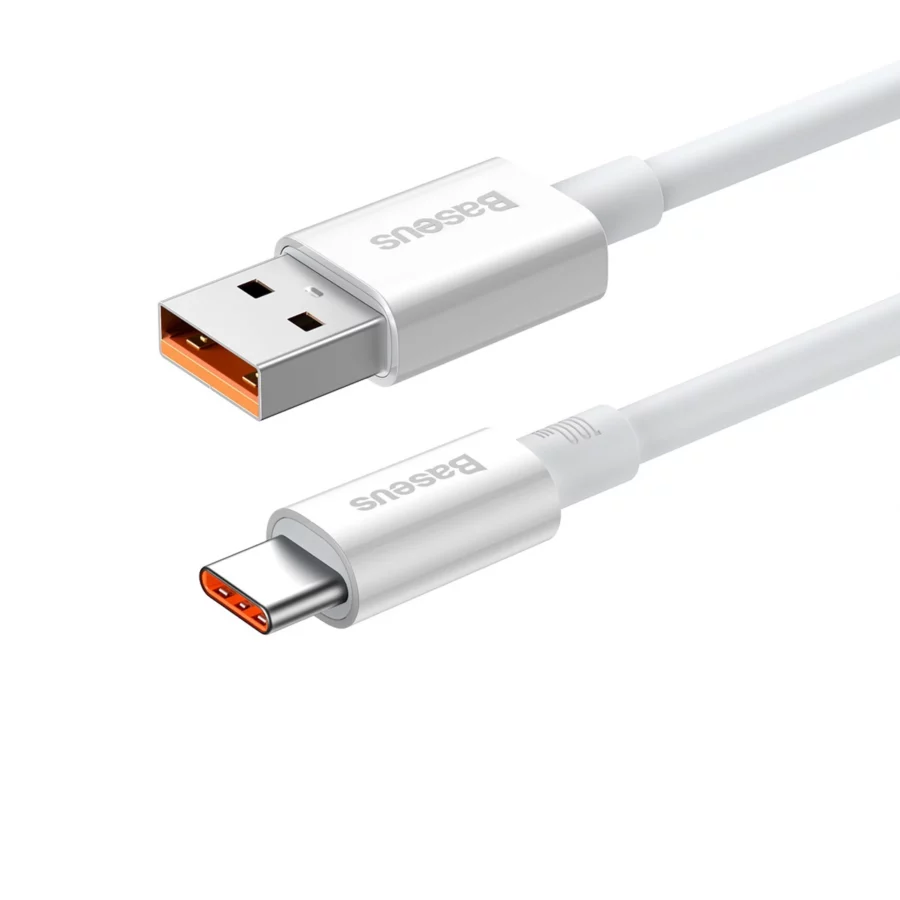Kabel Baseus Superior Series USB-A - USB-C 100W 1m - biały