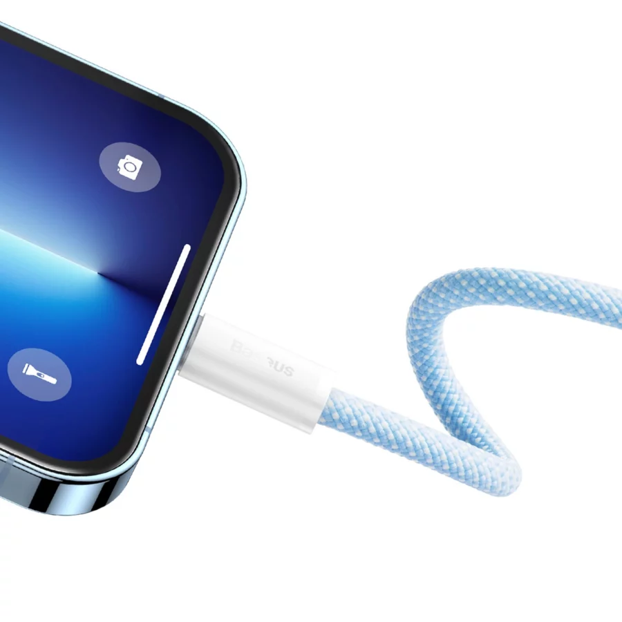 Kabel Baseus Dynamic Series 20W USB-C - Lightning 1m - niebieski