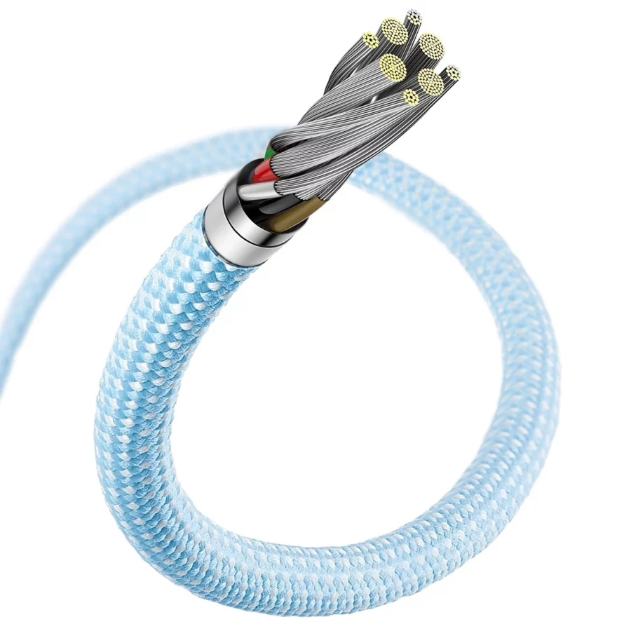 Kabel Baseus Dynamic Series 20W USB-C - Lightning 1m - niebieski