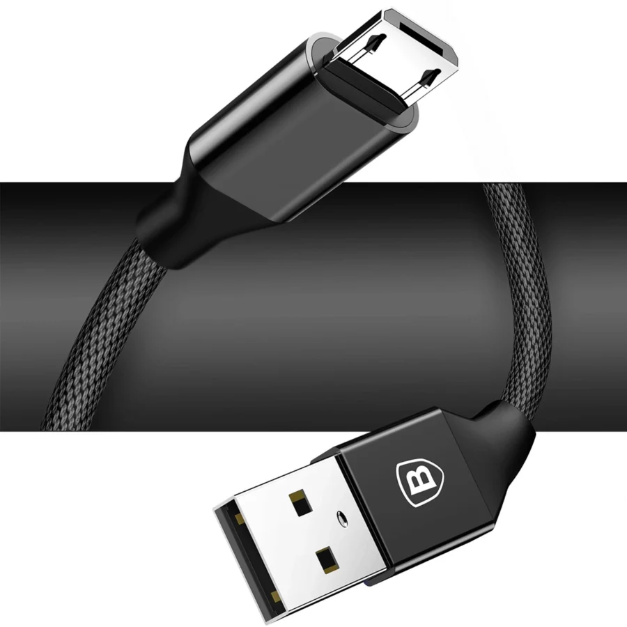 Kabel Baseus Yiven USB-A - MicroUSB 1,5m - czarny