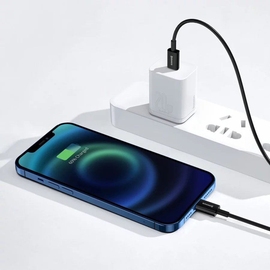 Kabel Baseus Superior Series 20W USB-C - Lightning z Power Delivery 2m - czarny