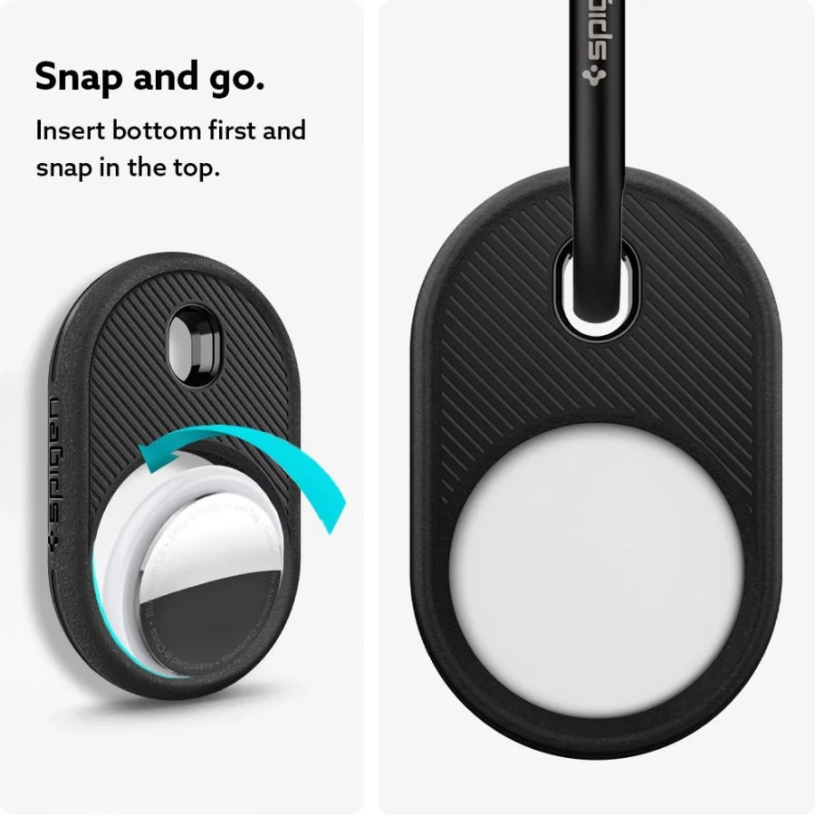 Etui Spigen Vault na Apple AirTag - czarny mat