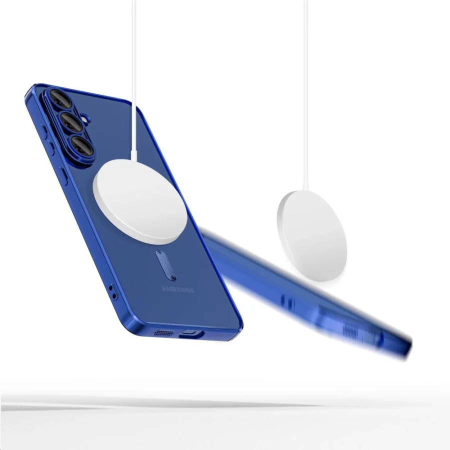 Etui Tech-Protect MagFlex MagSafe na Samsung Galaxy S25 FE - granatowe